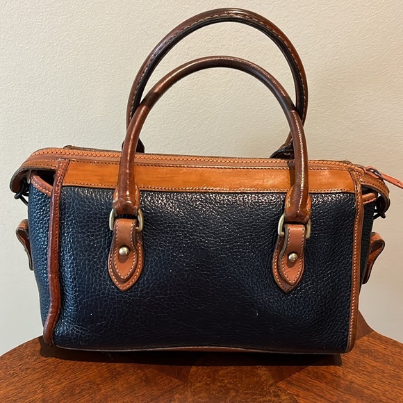 Dooney & Bourke Vintage  All Weather leather   Matches black or navy /brown trim - Picture 7 of 16